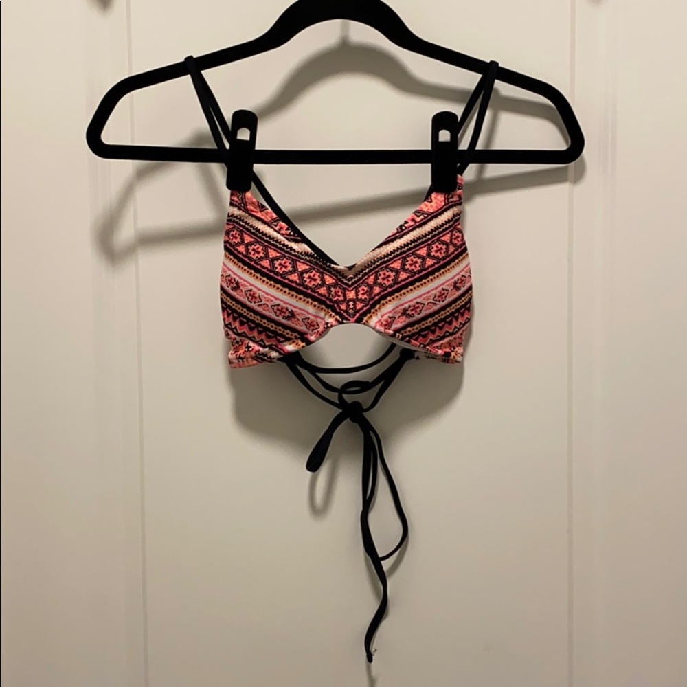 Strappy Back Push up Bikini Top